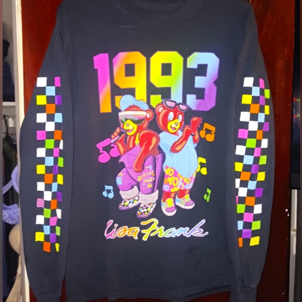 Vintage lisa frank long sleeved tee women's medium